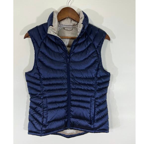 Bernardo Womens Blue Goose Down Puffer Vest Size Medium - Picture 4 of 12